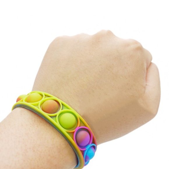 Tie Dye Pop It Fidget Bracelet New - Picture 1 of 3